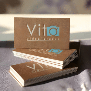 NYC brown kraft business cards printing