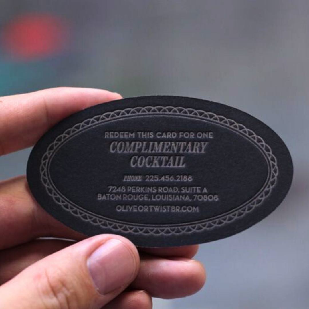 NYC oval business cards printing NYC oval business cards printing