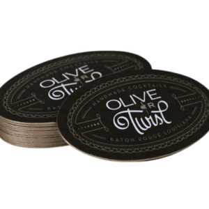 NYC oval business cards service