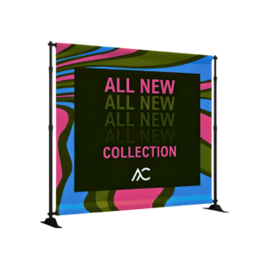 NYC step and repeat backdrop printing