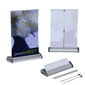 NYC table top banner stand printing