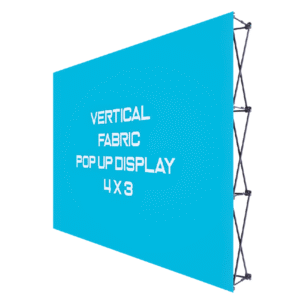 NYC velcro fabric pop up display - straight service