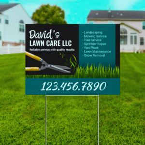 NYC yard sign and h stake printing