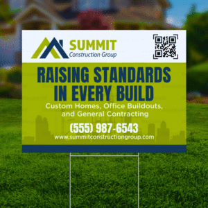 NYC yard sign and h stake service