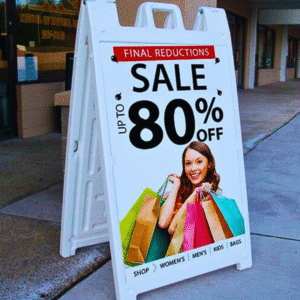 New York custom signicade a frame