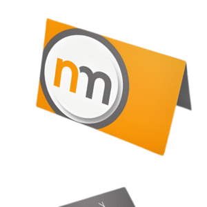 New York fold over business cards