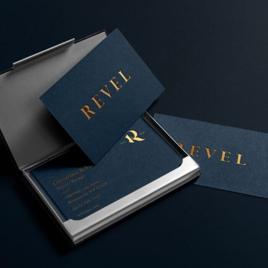 New York raised foil business cards New York raised foil business cards