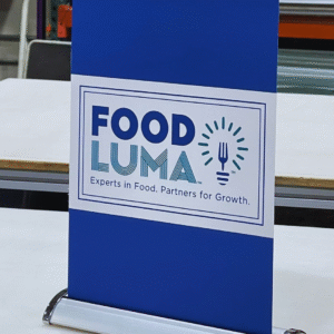 New York table top banner stand