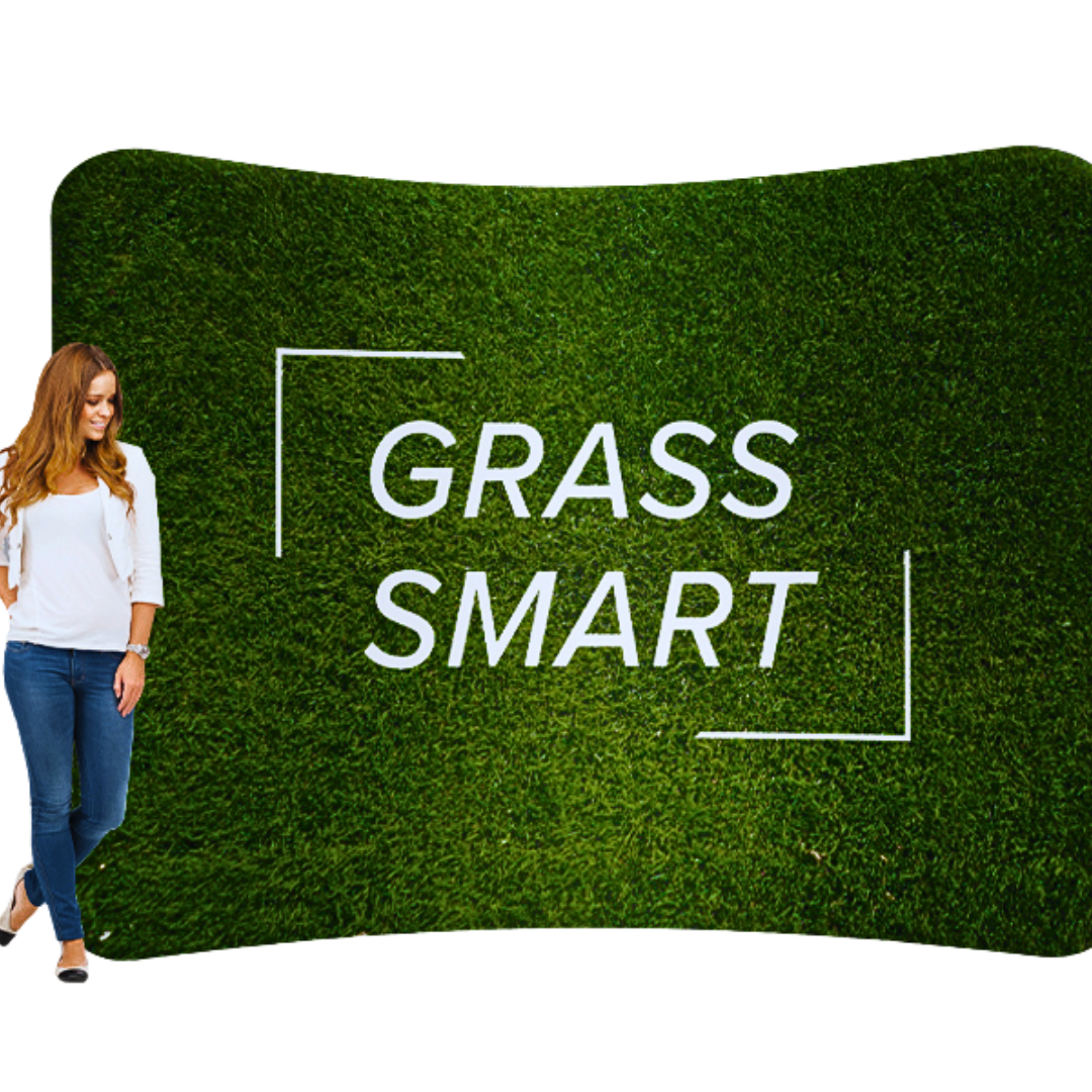 New York tension fabric display – curved New York tension fabric display - curved