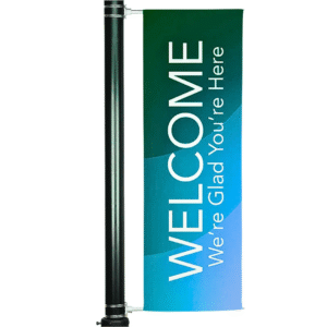 outdoor pole banners NYC