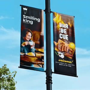 pole banner printing NYC